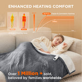 Bedsure Electric Heated Flannel Blanket