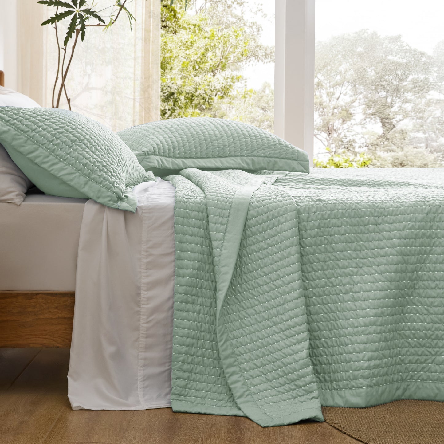 Corduroy Pattern Quilt Set