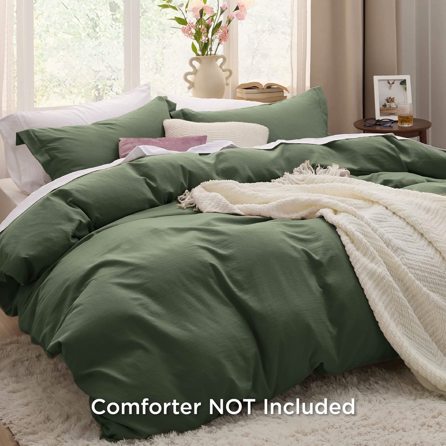ButterySoft Ultra Soft Hypoallergenic Microfiber Duvet Cover Set