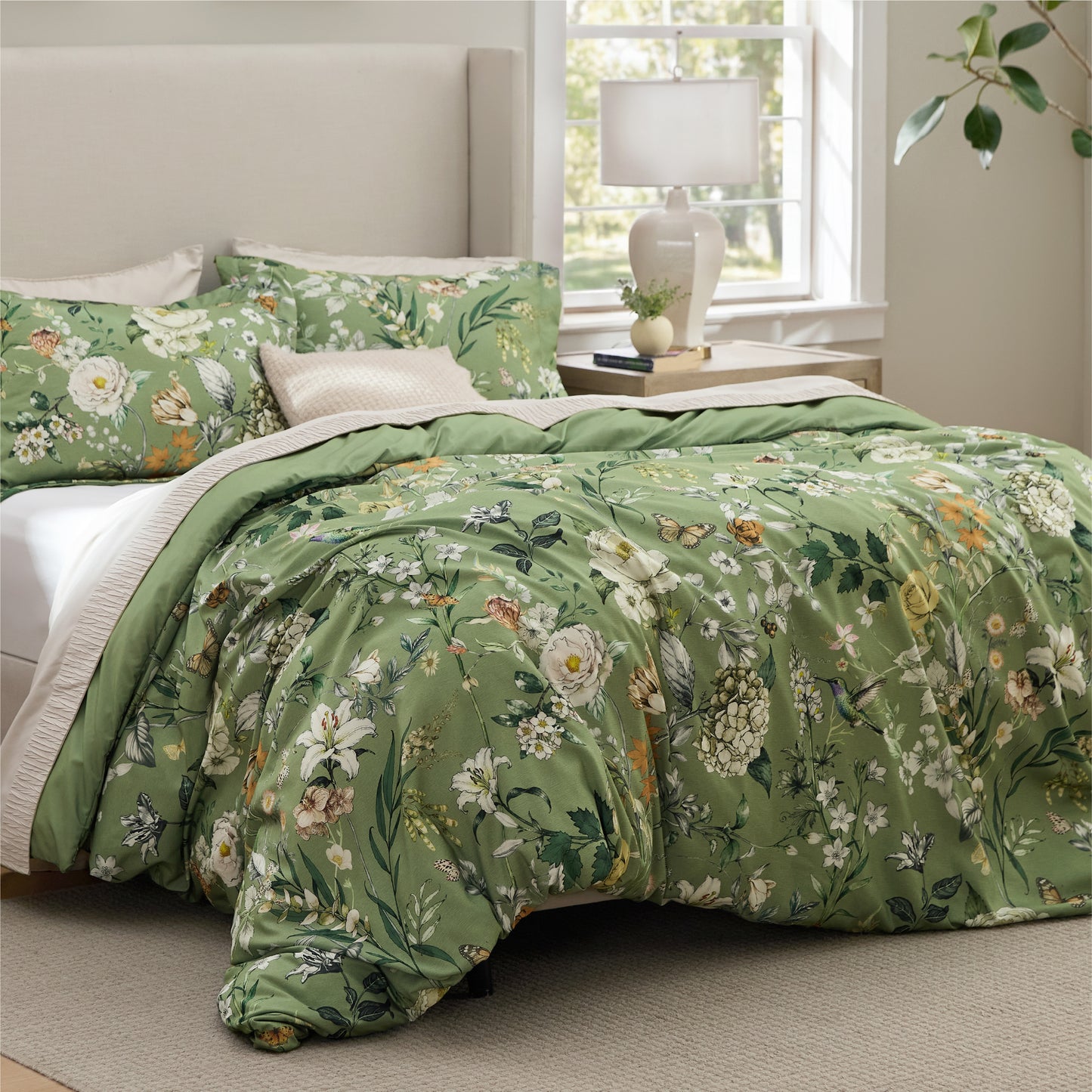 Floral Comforter Set