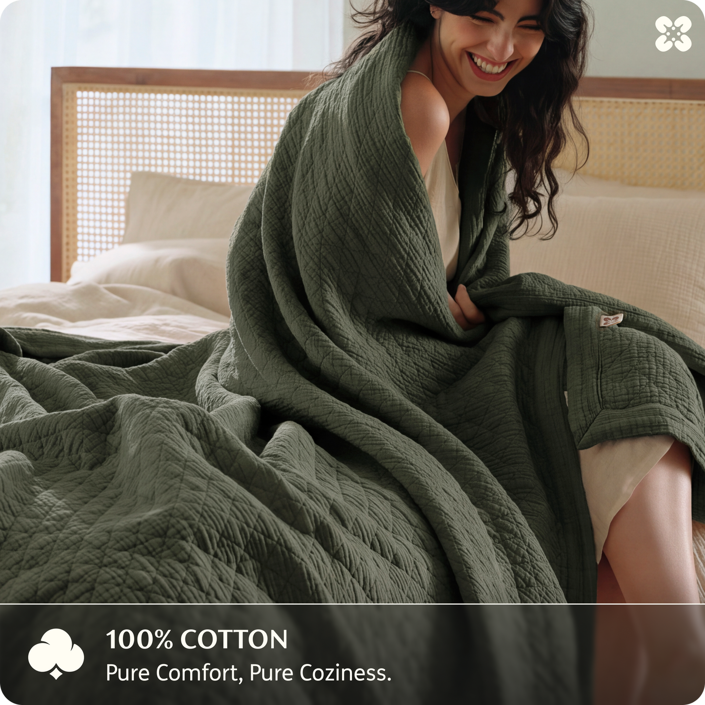 8-Layer Cotton Muslin Blanket