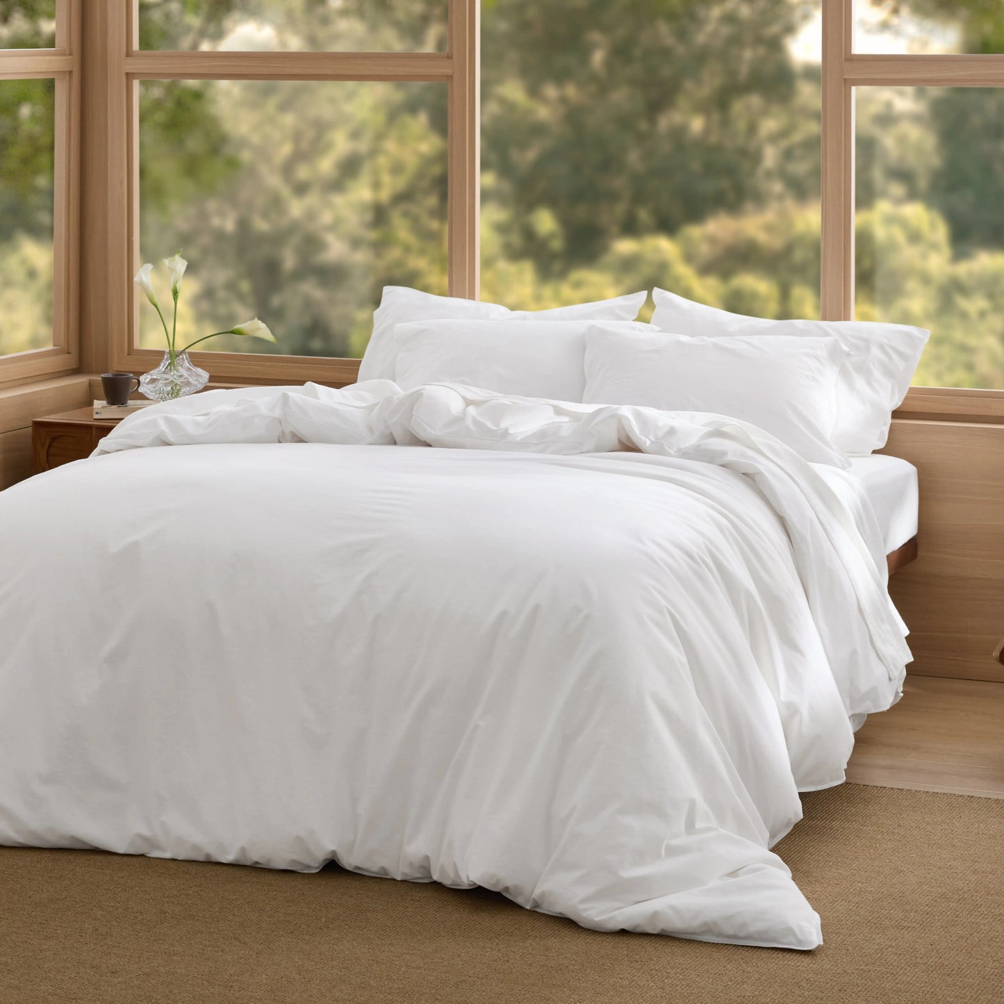 GentleSoft™  Slub Cotton Duvet Cover Set