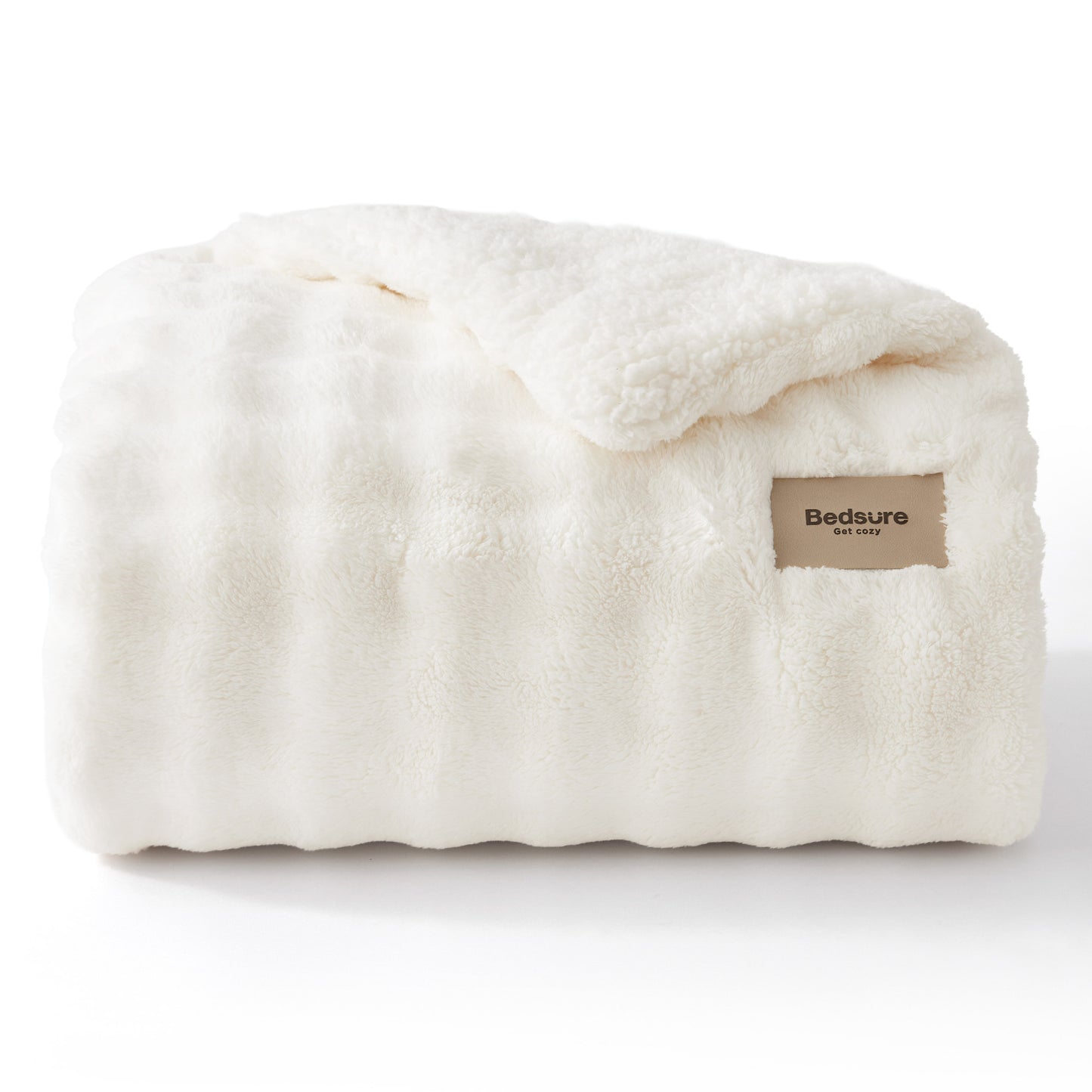 GentleSoft® Bubble Sherpa Fleece Blanket