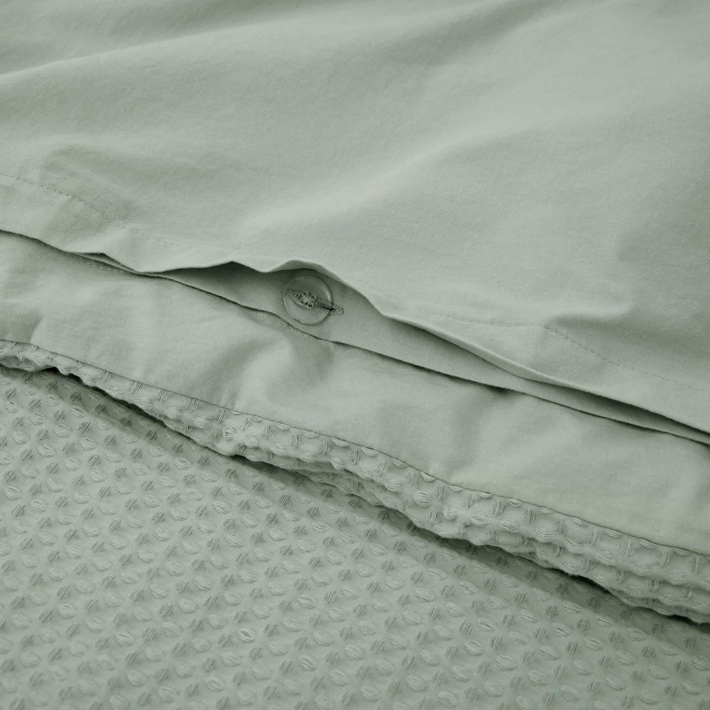 GentleSoft™ Cotton Waffle Weave Duvet Cover Set