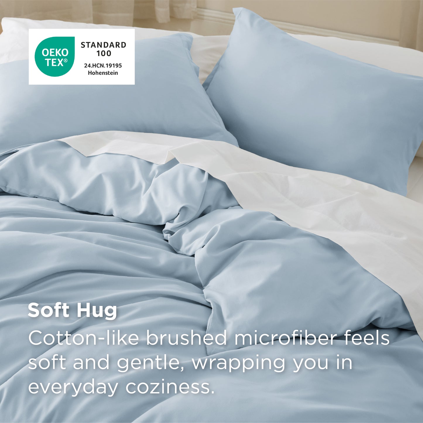 Brushed Microfiber Duvet Cover Set