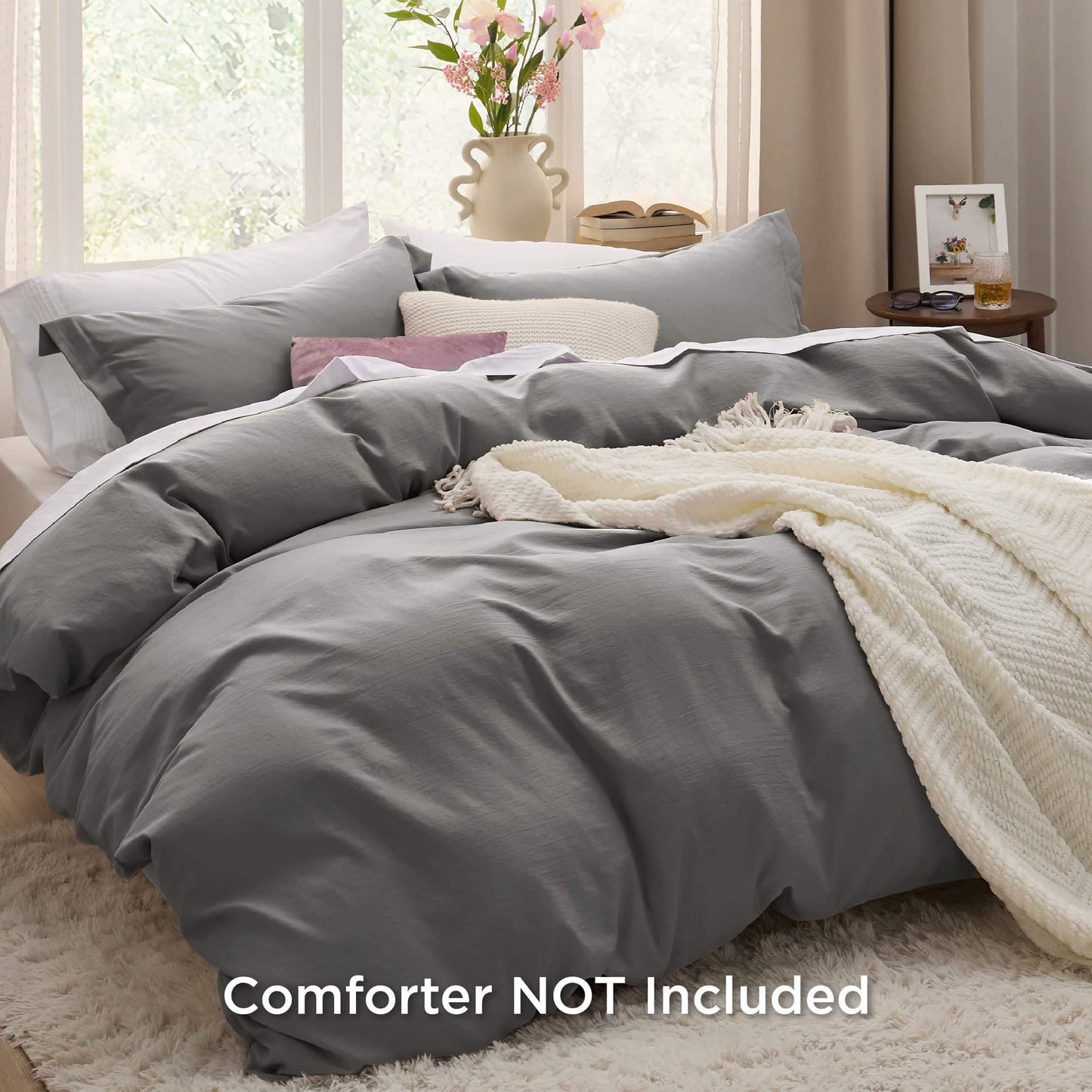 ButterySoft Ultra Soft Hypoallergenic Microfiber Duvet Cover Set