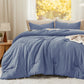Prewashed Plain Comforter Set