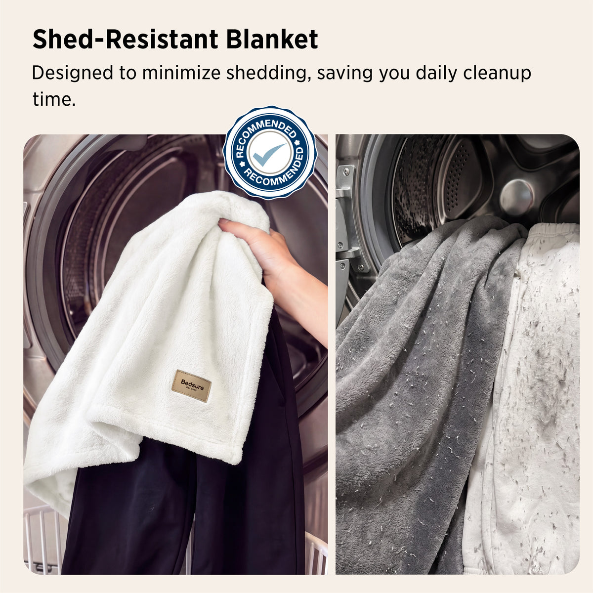 Shed-Resistant & Anti-Static Blanket