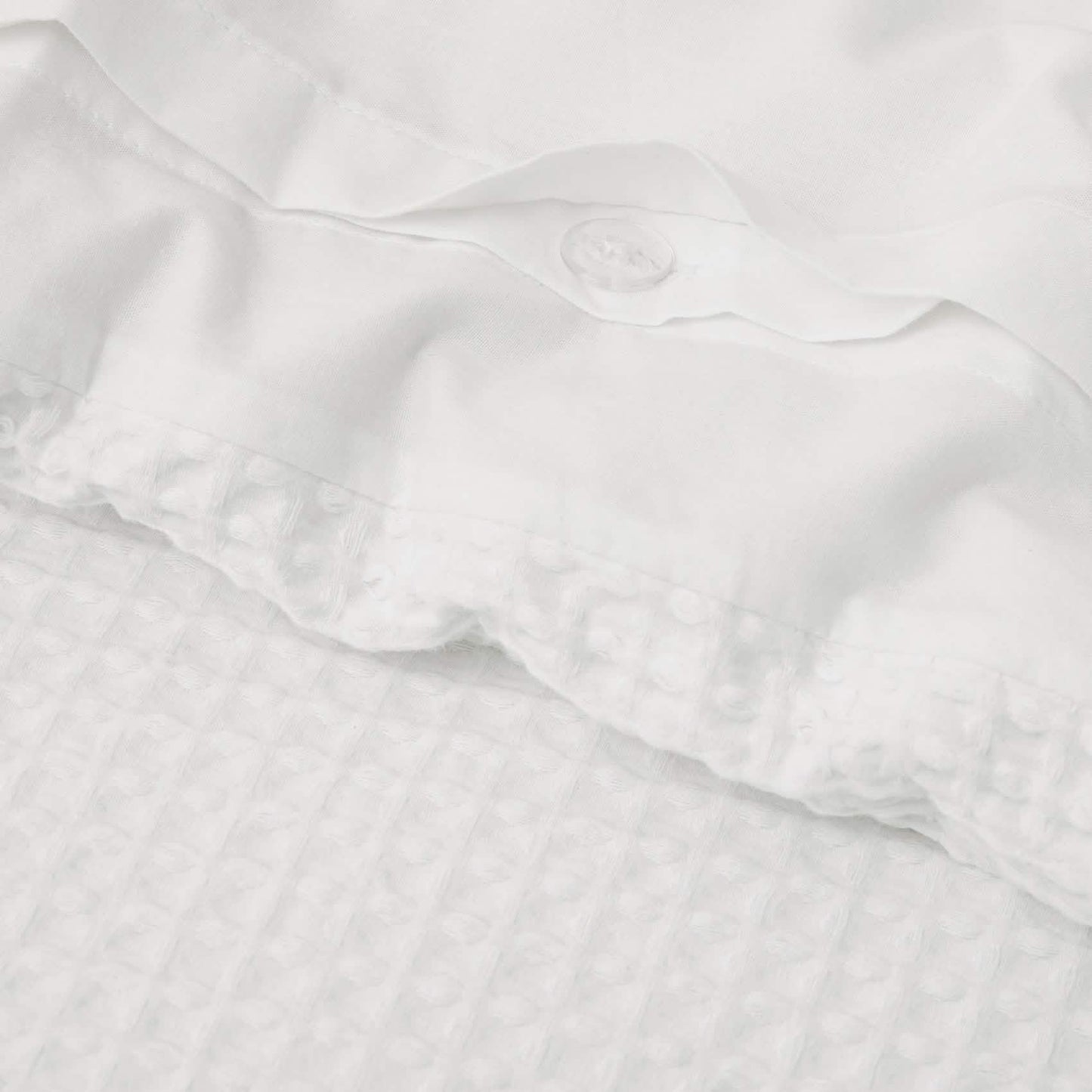 GentleSoft™ Cotton Waffle Weave Duvet Cover Set