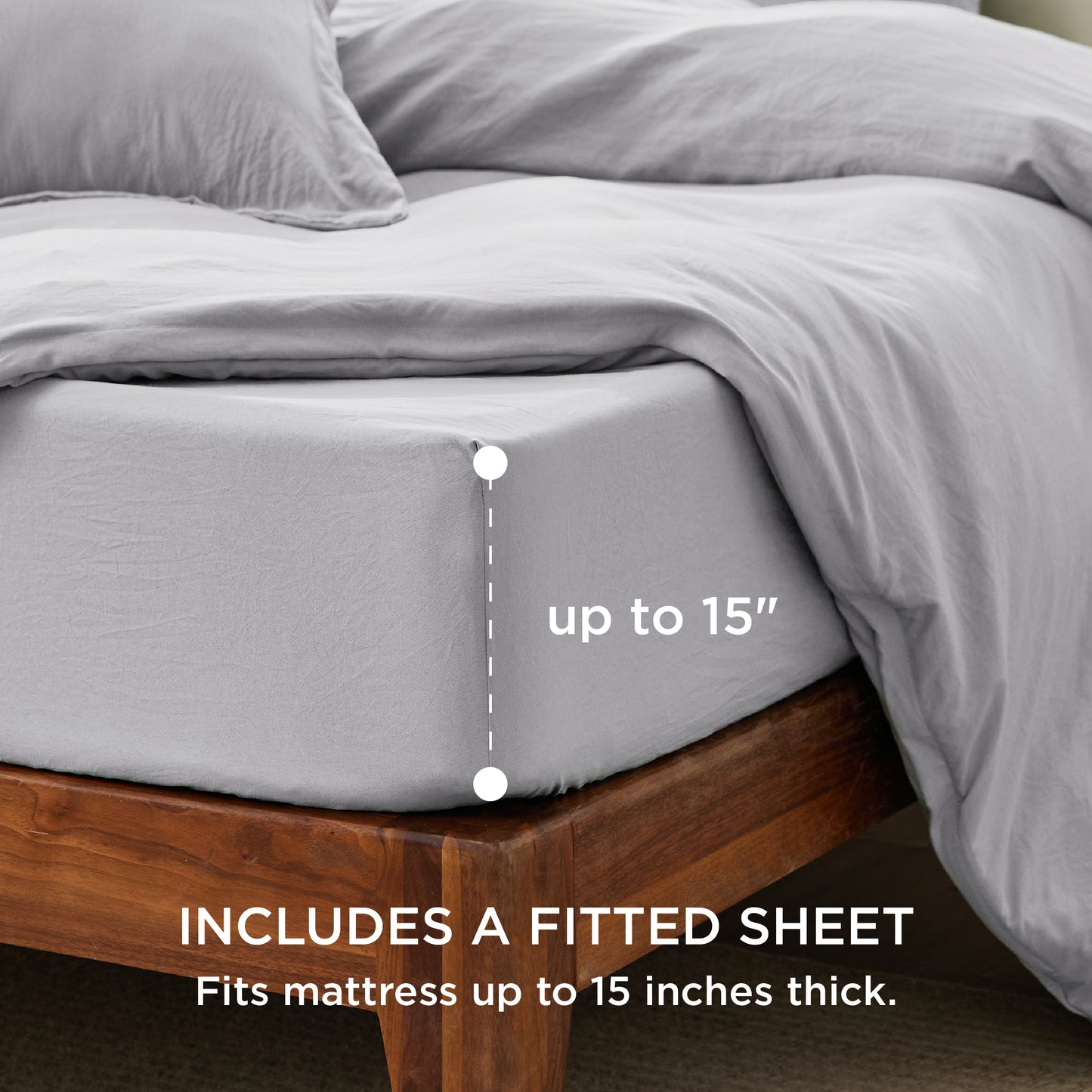 Prewashed Microfiber Duvet Cover Set