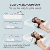 Bedsure Contoured Cooling Pillow