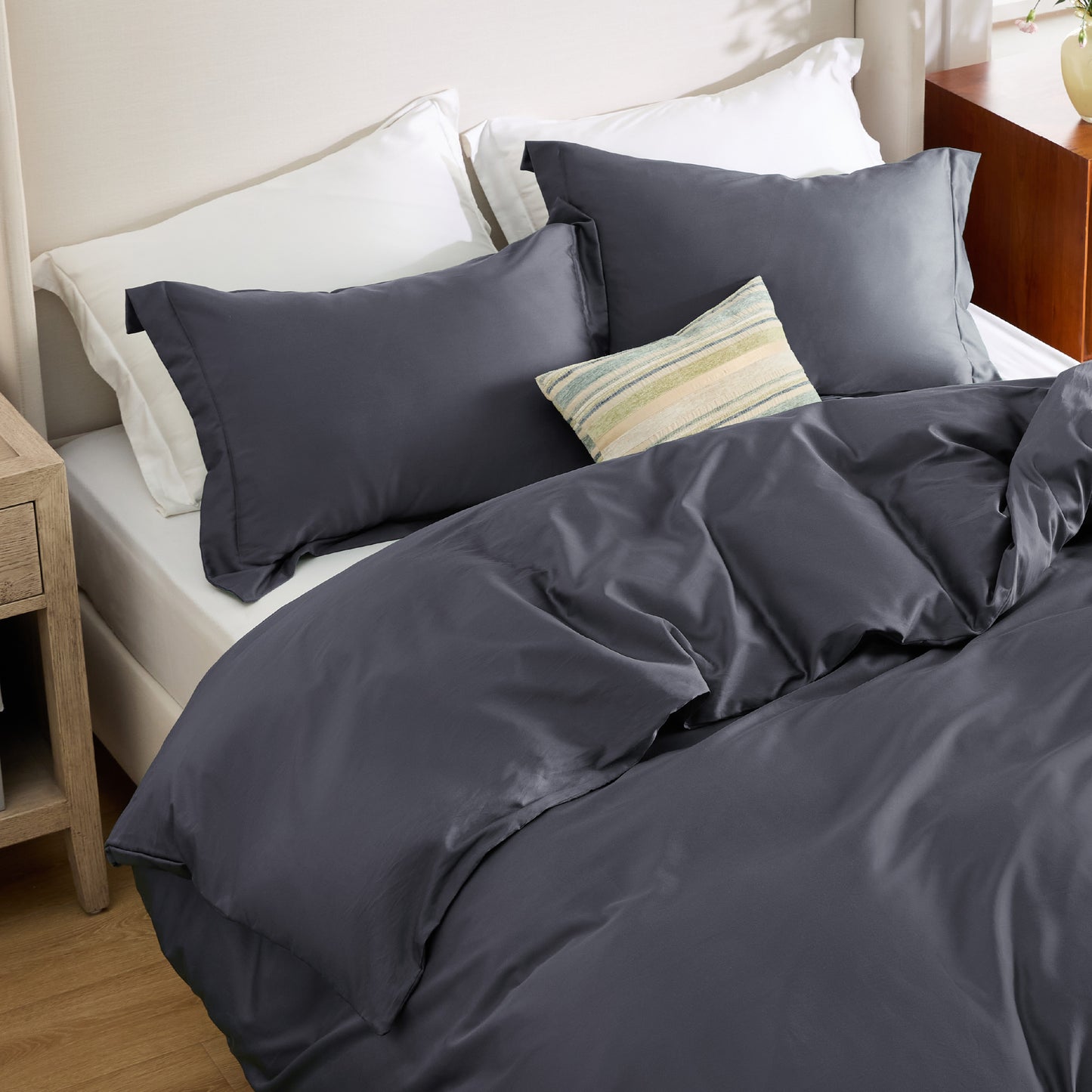 Lyocell Cotton Hybrid Duvet Cover Set