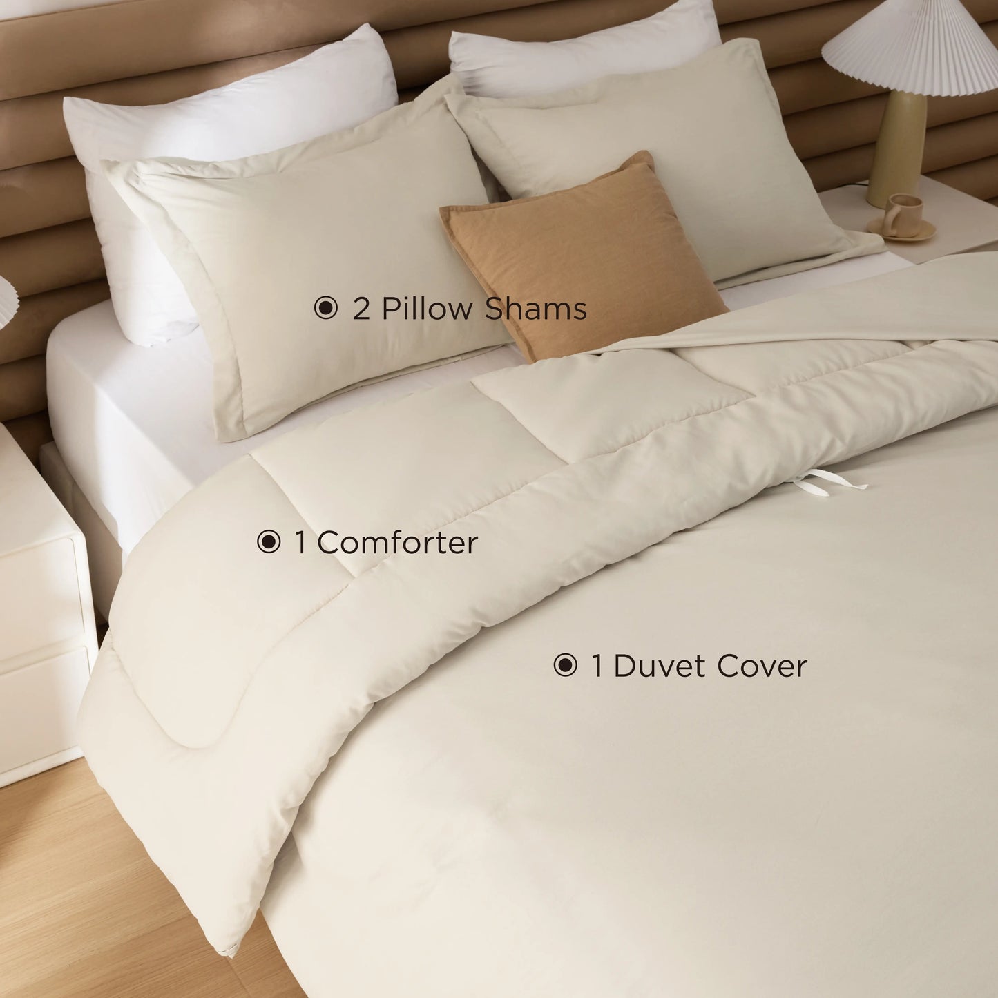 Prewashed Cotton-like Down Alternative Bed-in-a-bag