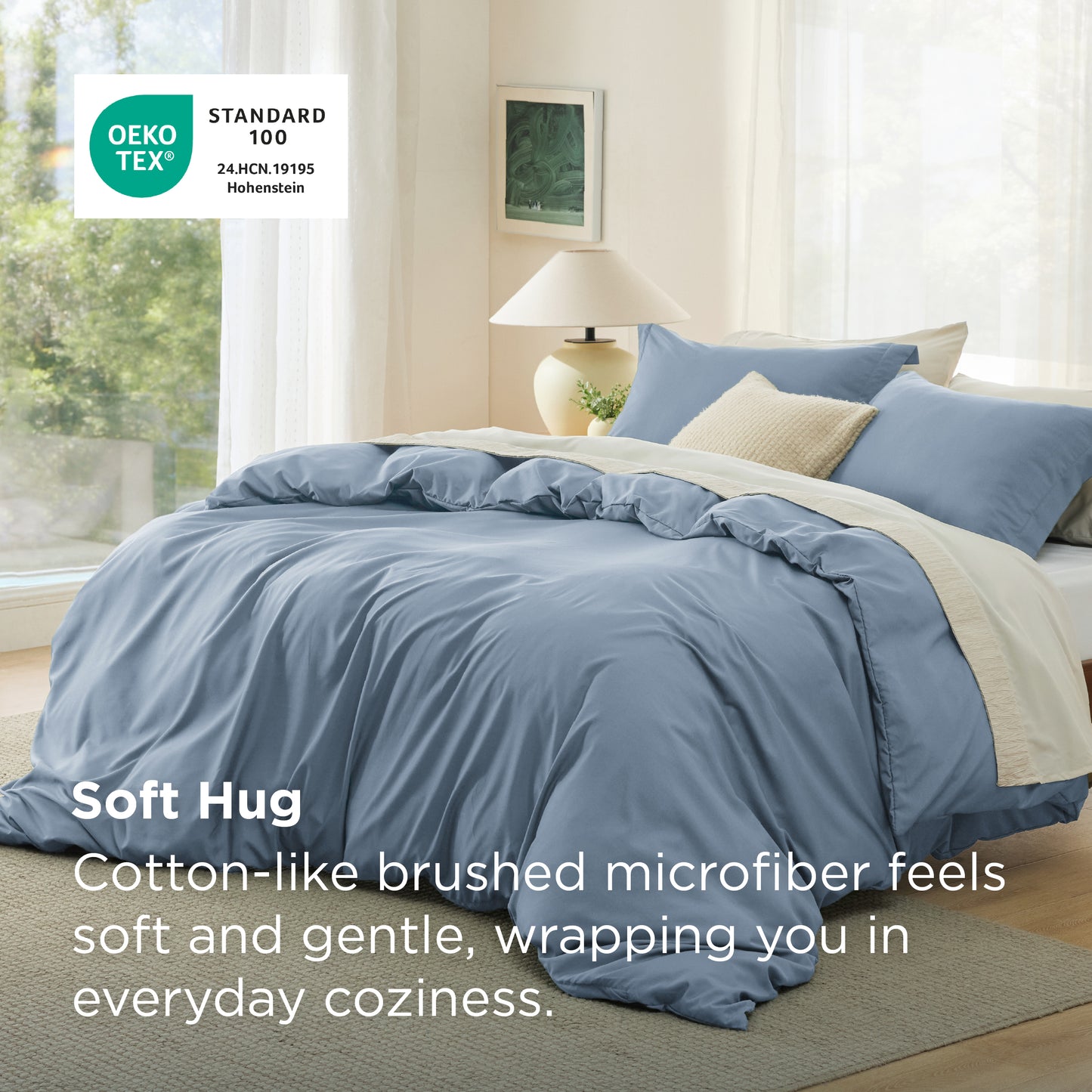 Brushed Microfiber Duvet Cover Set