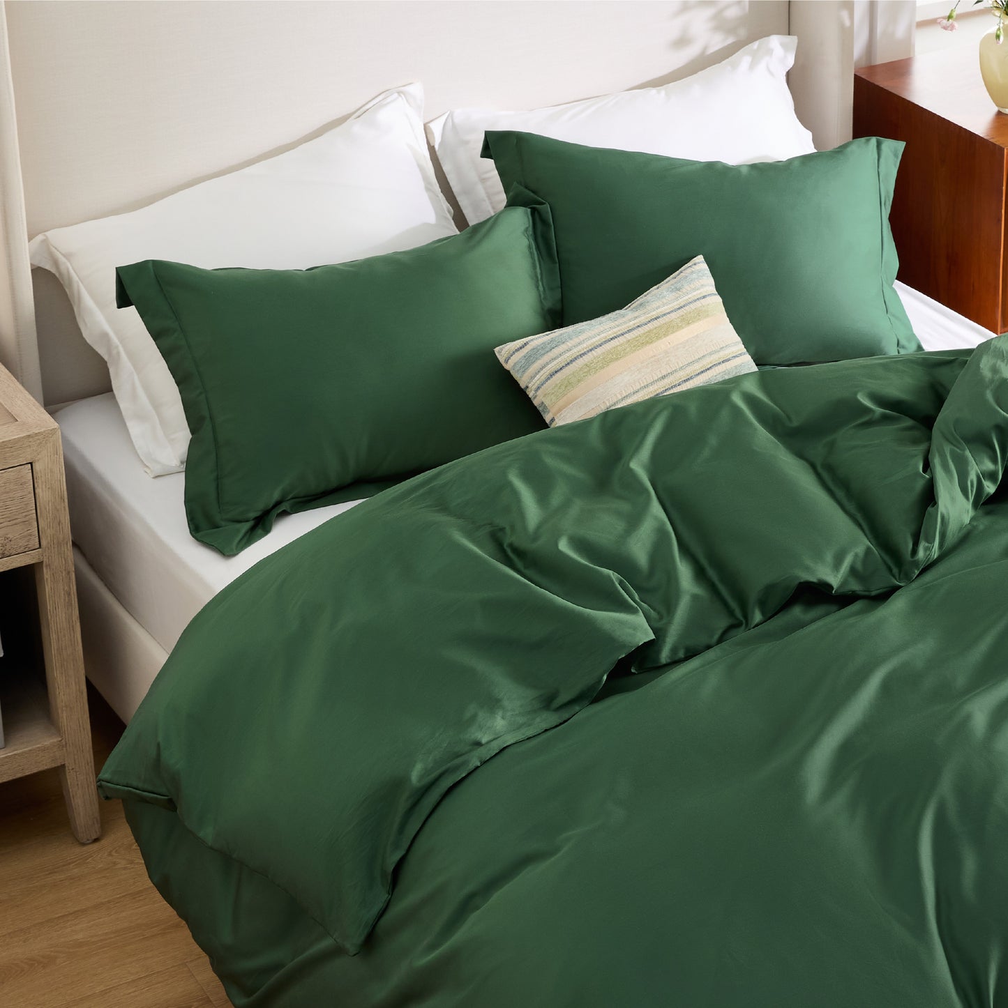 Lyocell Cotton Hybrid Duvet Cover Set