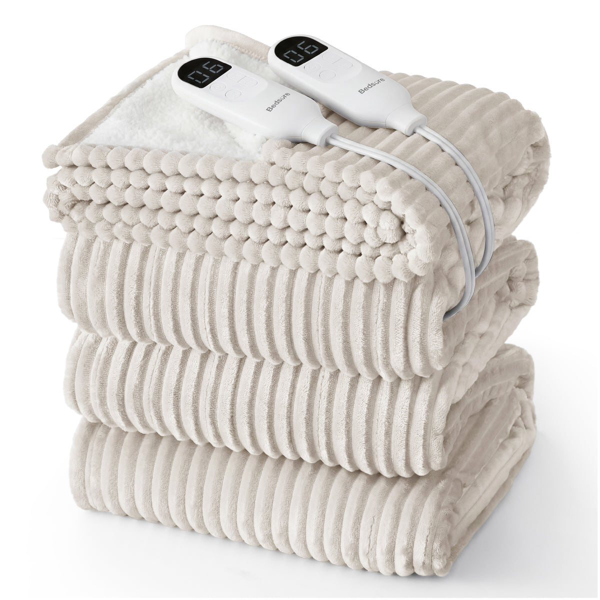 Ribbed Heated Blanket