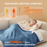 Bedsure Electric Heated Flannel Blanket