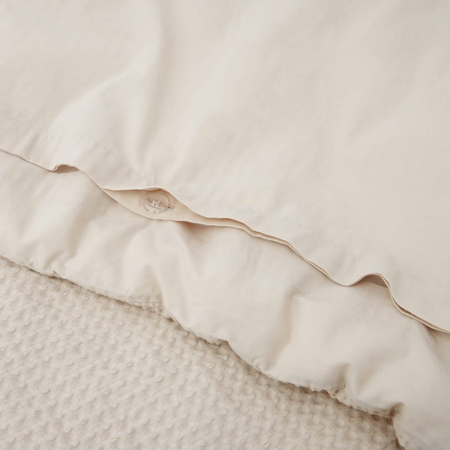 GentleSoft™ Cotton Waffle Weave Duvet Cover Set