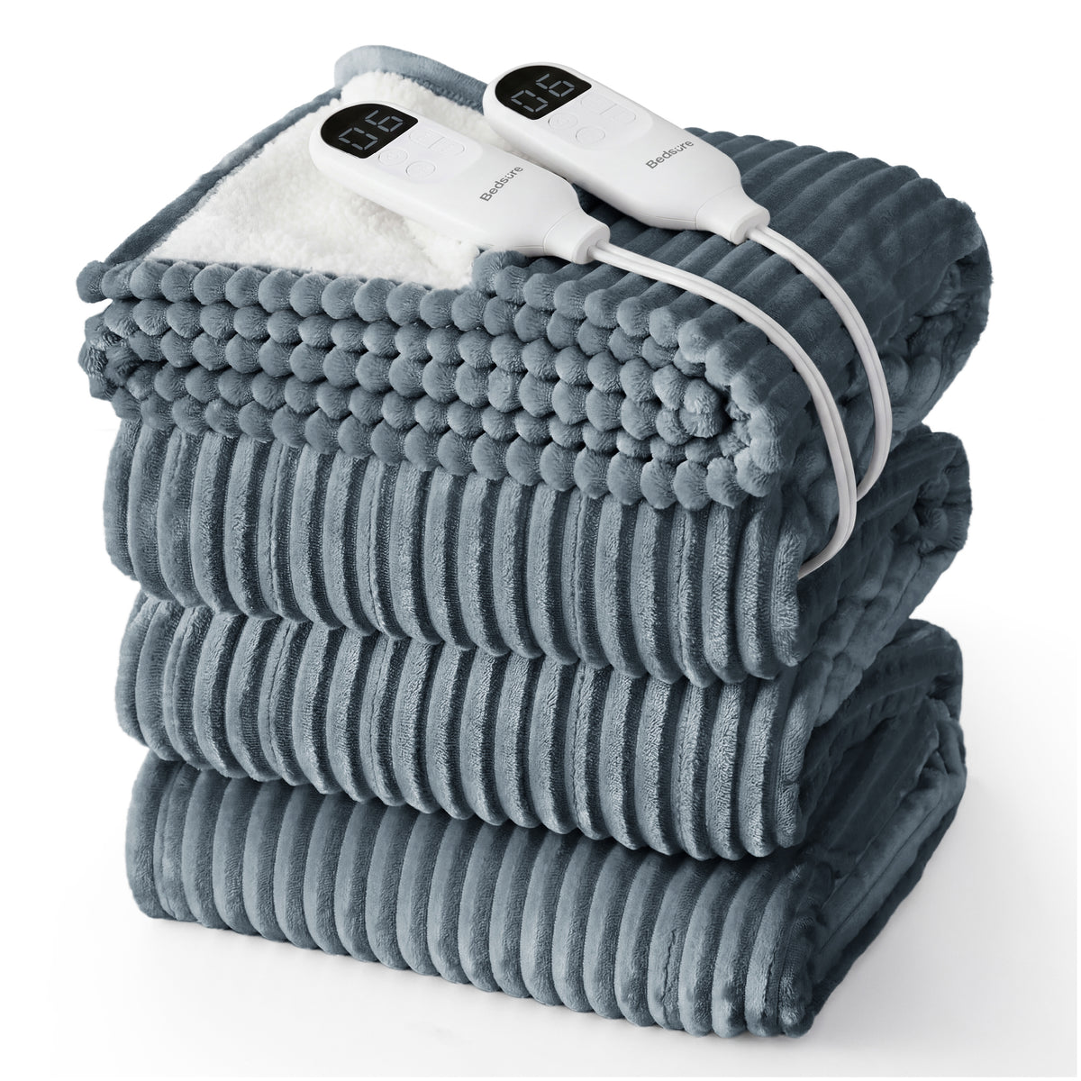 Ribbed Heated Blanket