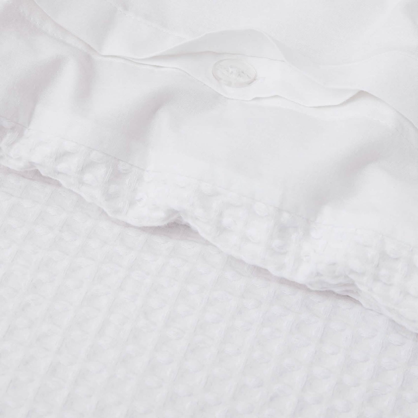 GentleSoft™ Cotton Waffle Weave Duvet Cover Set