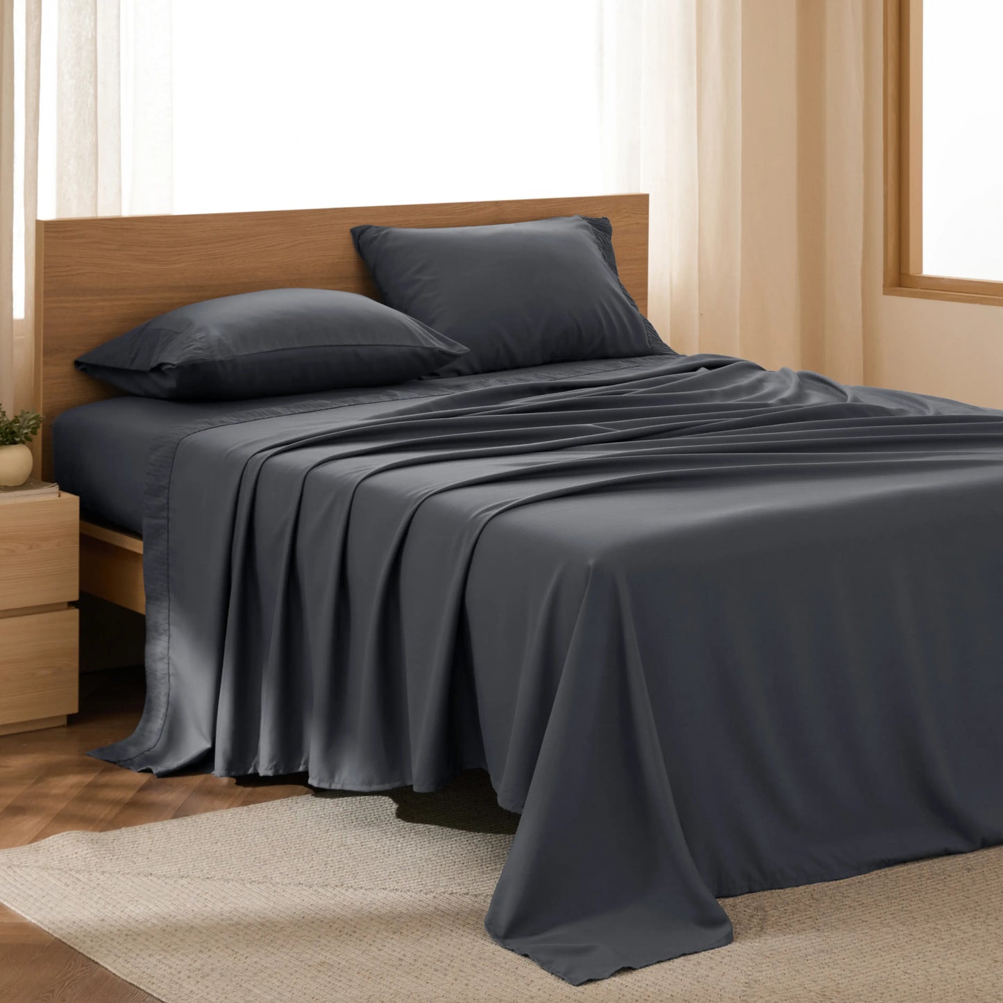 Ruched Sheet Set