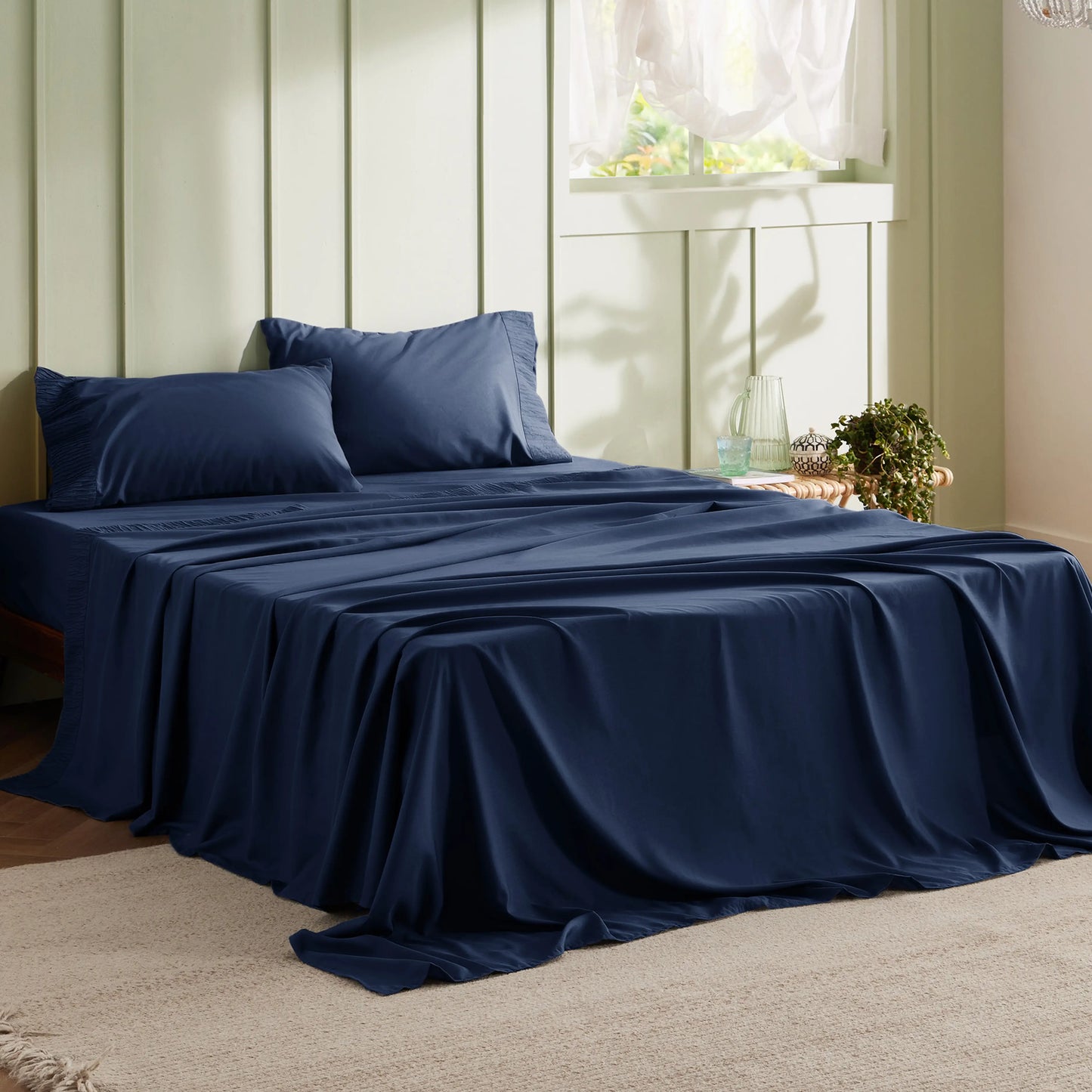 Ruched Sheet Set