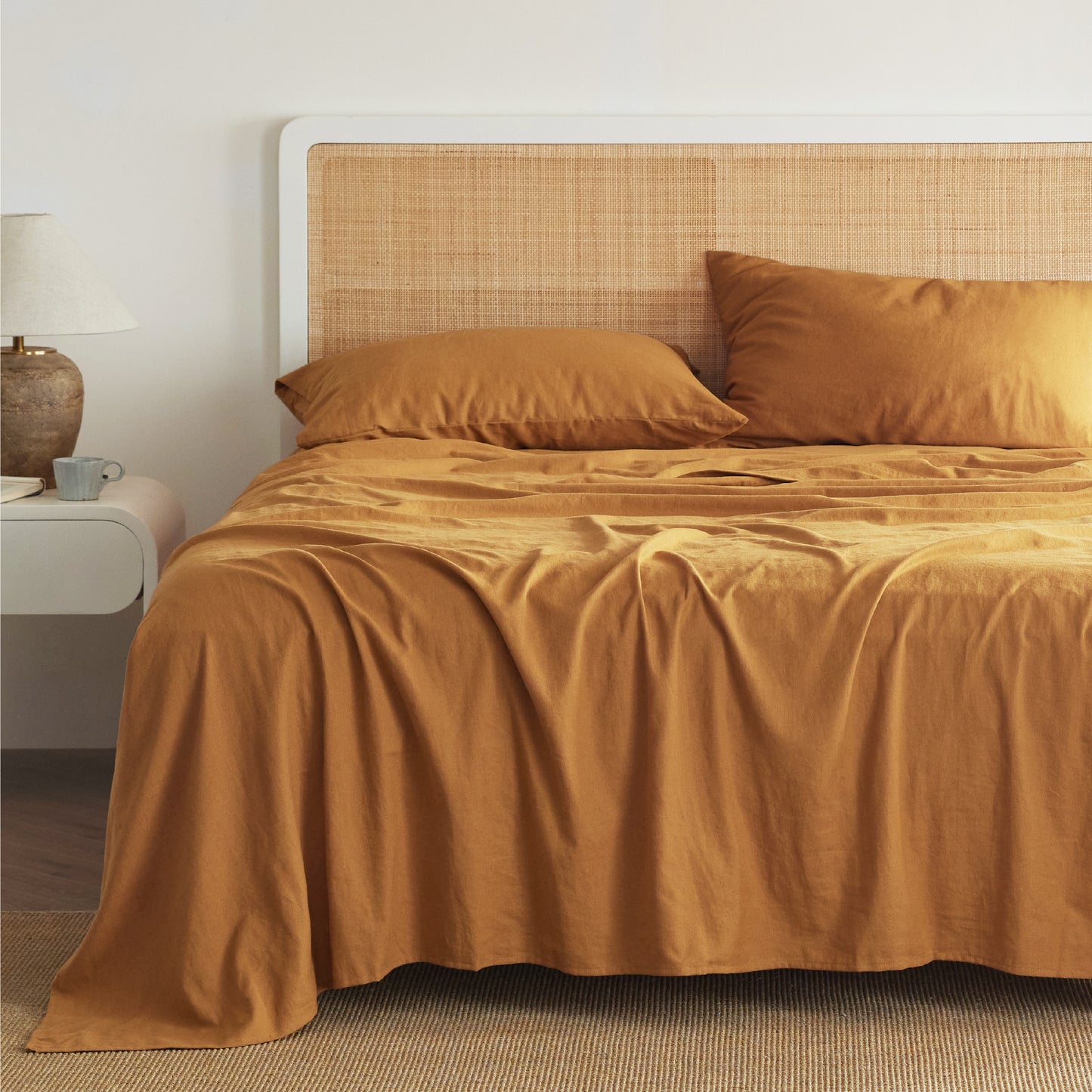 GentleSoft® Cotton-Linen Blend Sheet Set