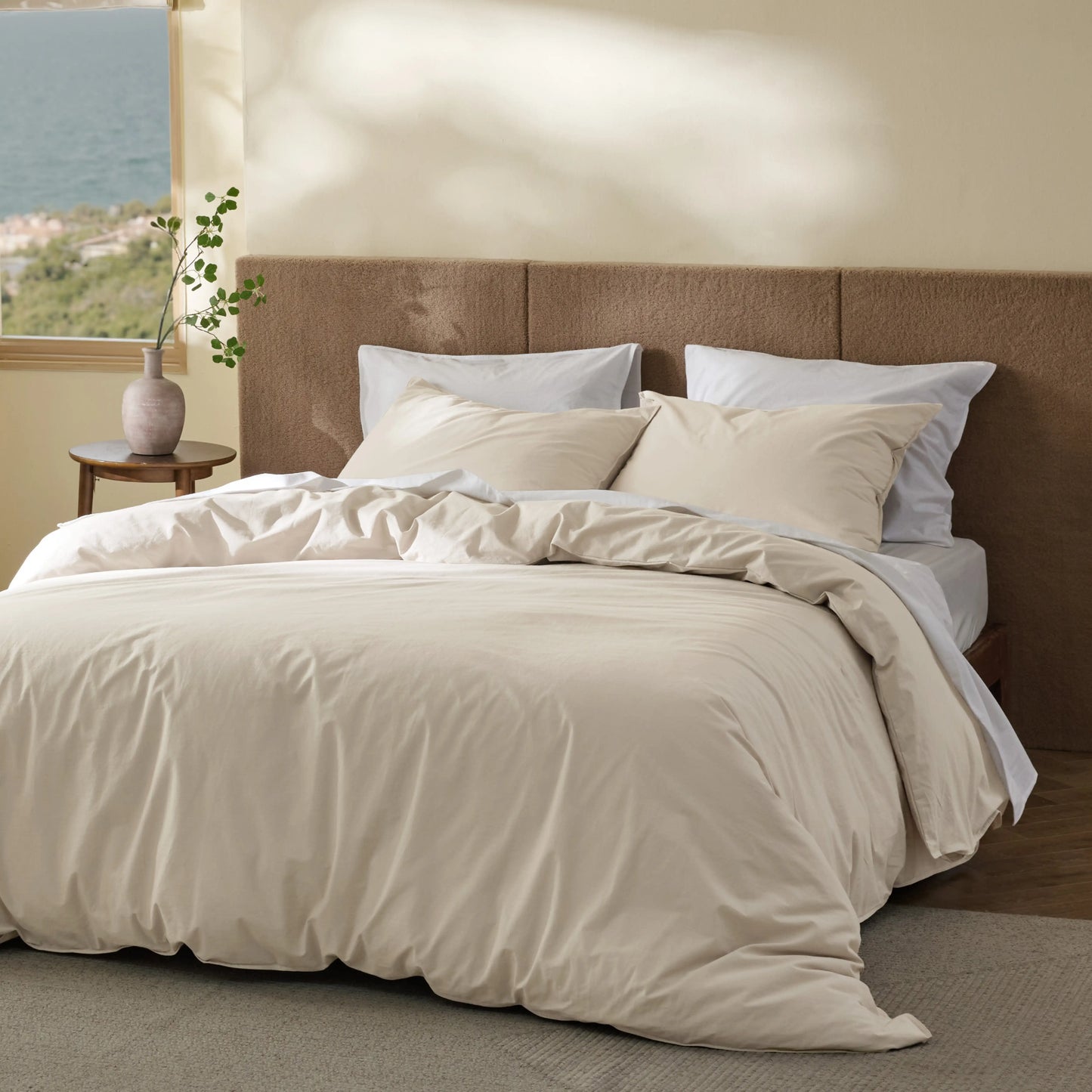 GentleSoft™  Slub Cotton Duvet Cover Set