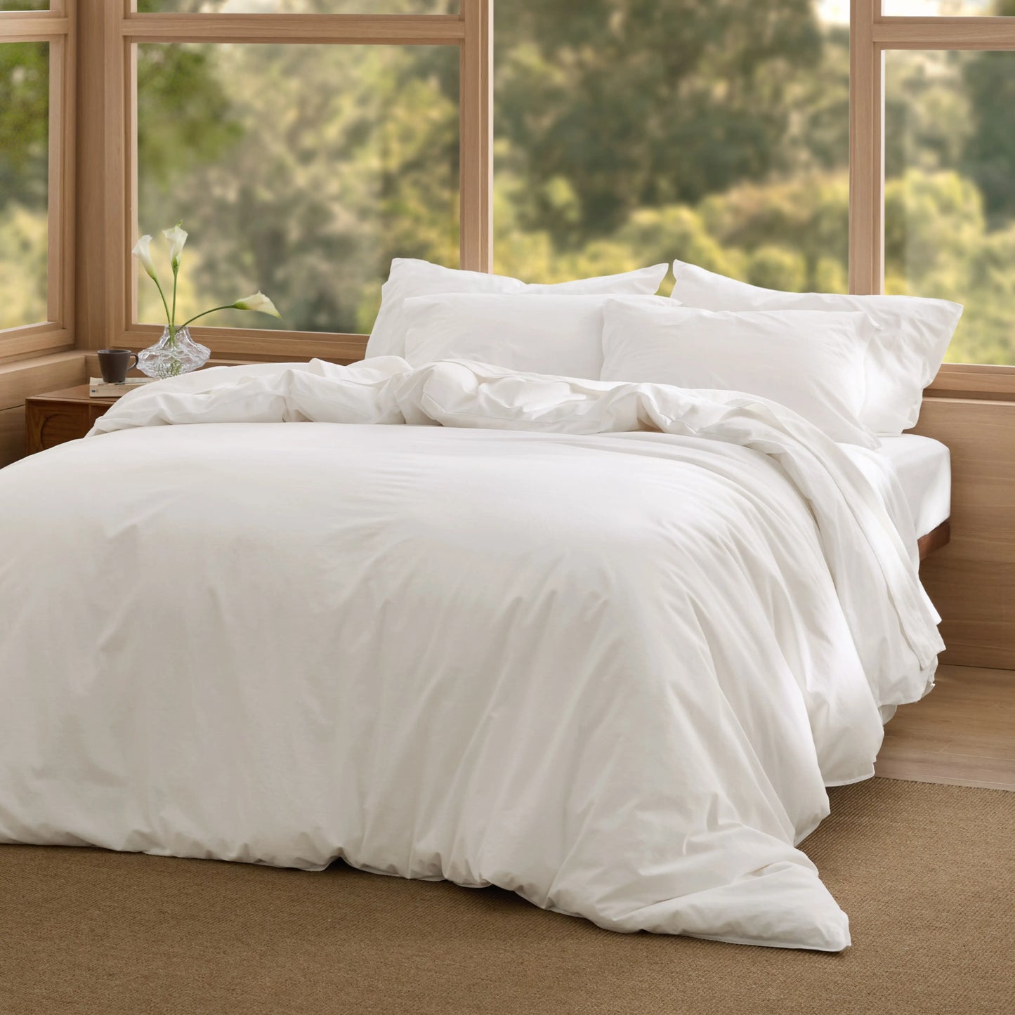 GentleSoft™  Slub Cotton Duvet Cover Set