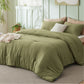 Prewashed Plain Comforter Set