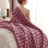 Plush Stripe Blanket
