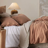 Cotton Linen Hybrid Duvet Cover Set