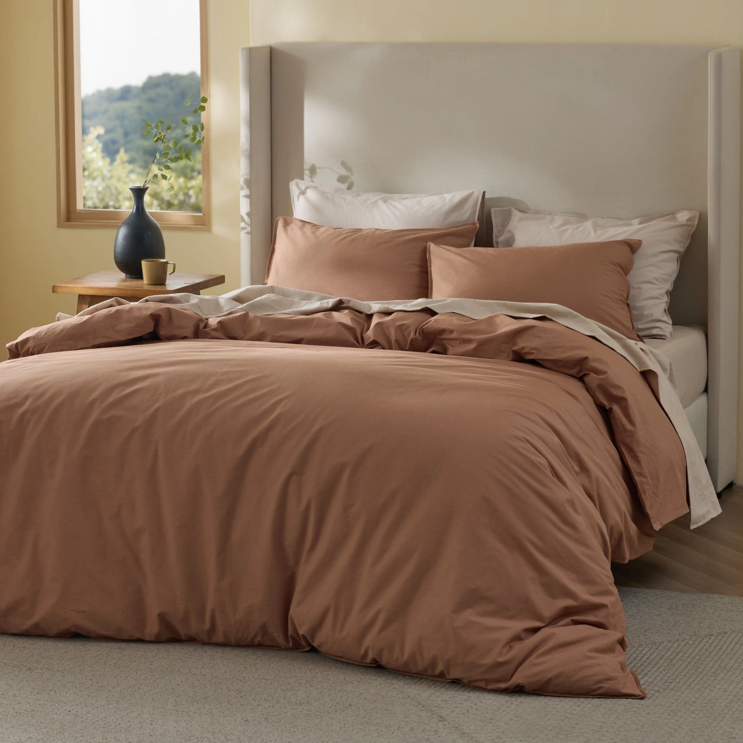 GentleSoft™  Slub Cotton Duvet Cover Set