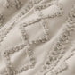 Boho Tufted Embroidery Duvet Cover Set