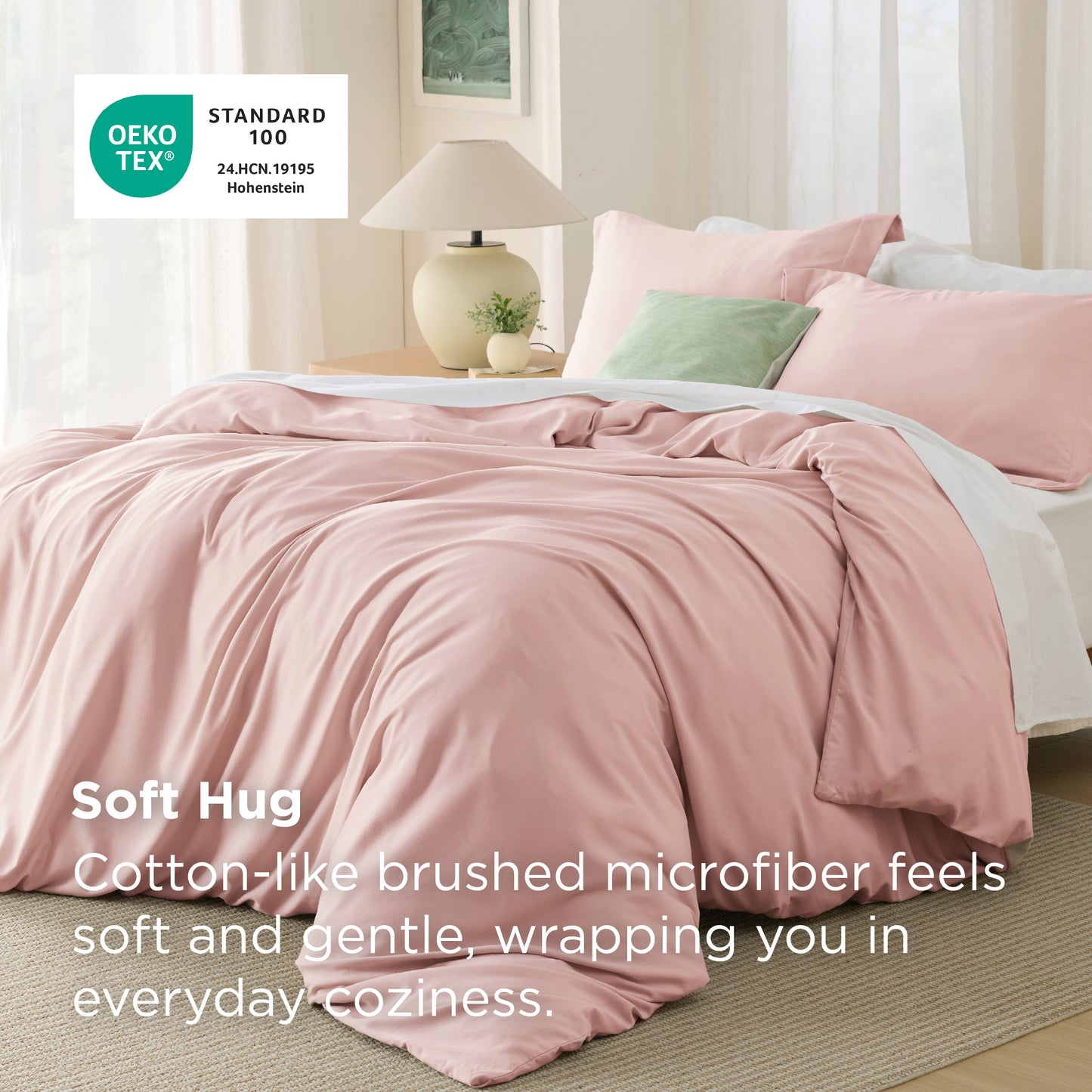 Brushed Microfiber Duvet Cover Set