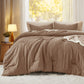 Prewashed Plain Comforter Set