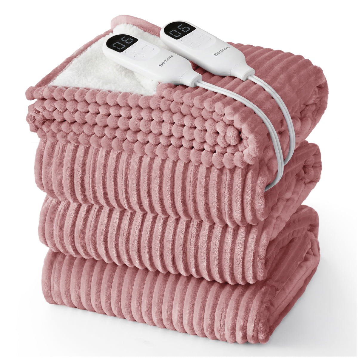 Ribbed Heated Blanket