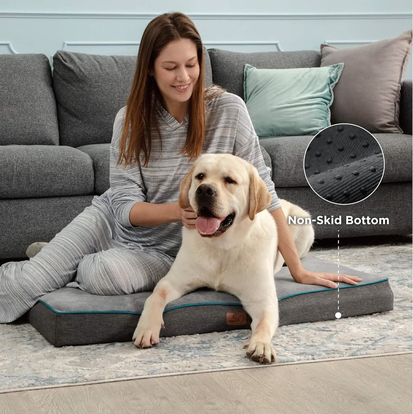 Orthopedic Memory Foam Dog Bed