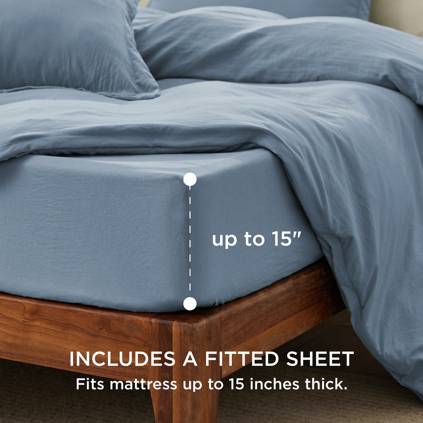 Prewashed Microfiber Duvet Cover Set