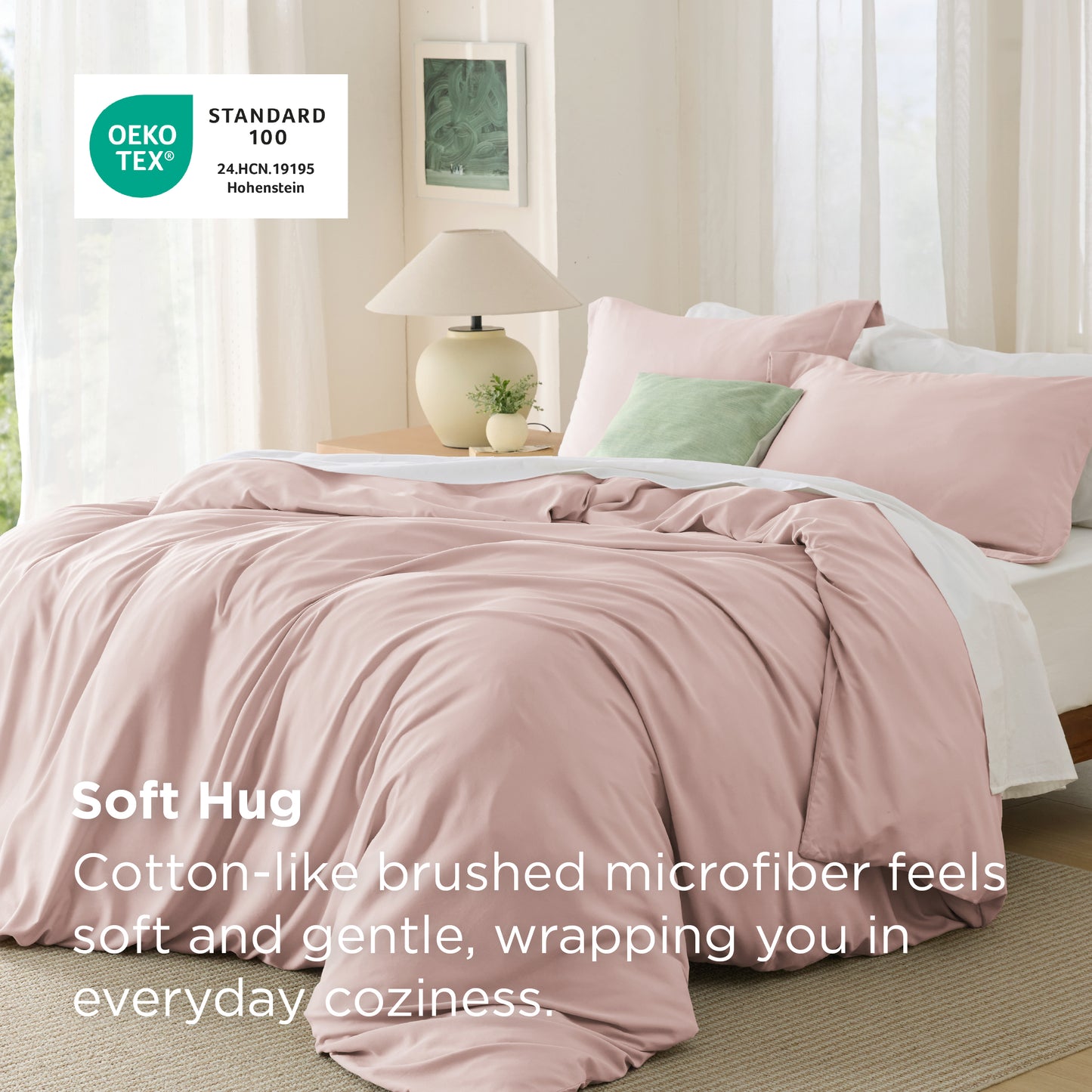 Brushed Microfiber Duvet Cover Set