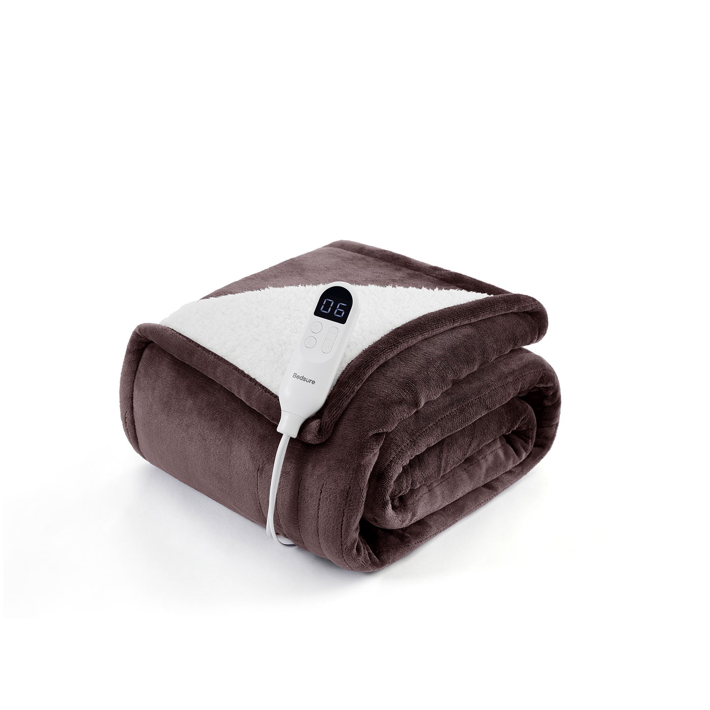 Solid Flannel Heated Blanket