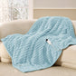 GentleSoft® Striped Flannel Heated Blanket