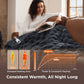 Bubble Faux Fur Heated Blanket