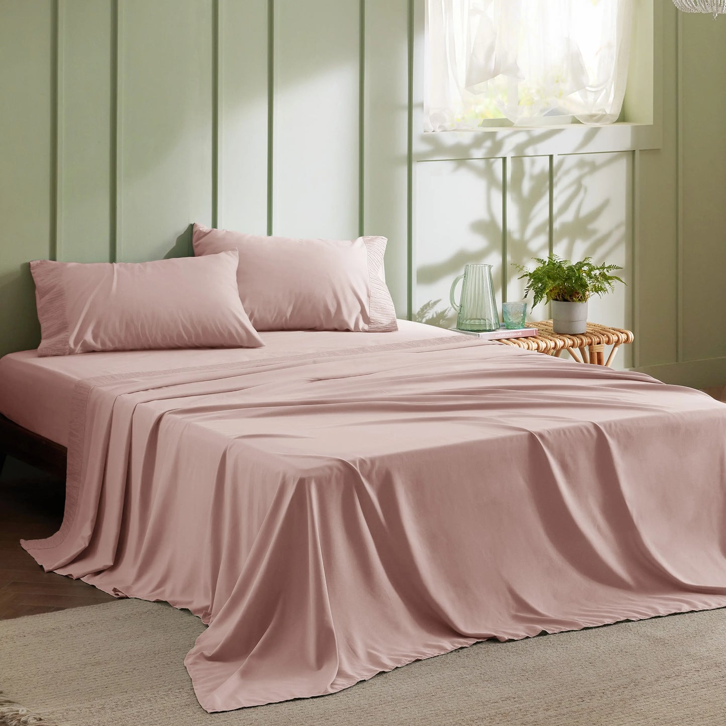 Ruched Sheet Set