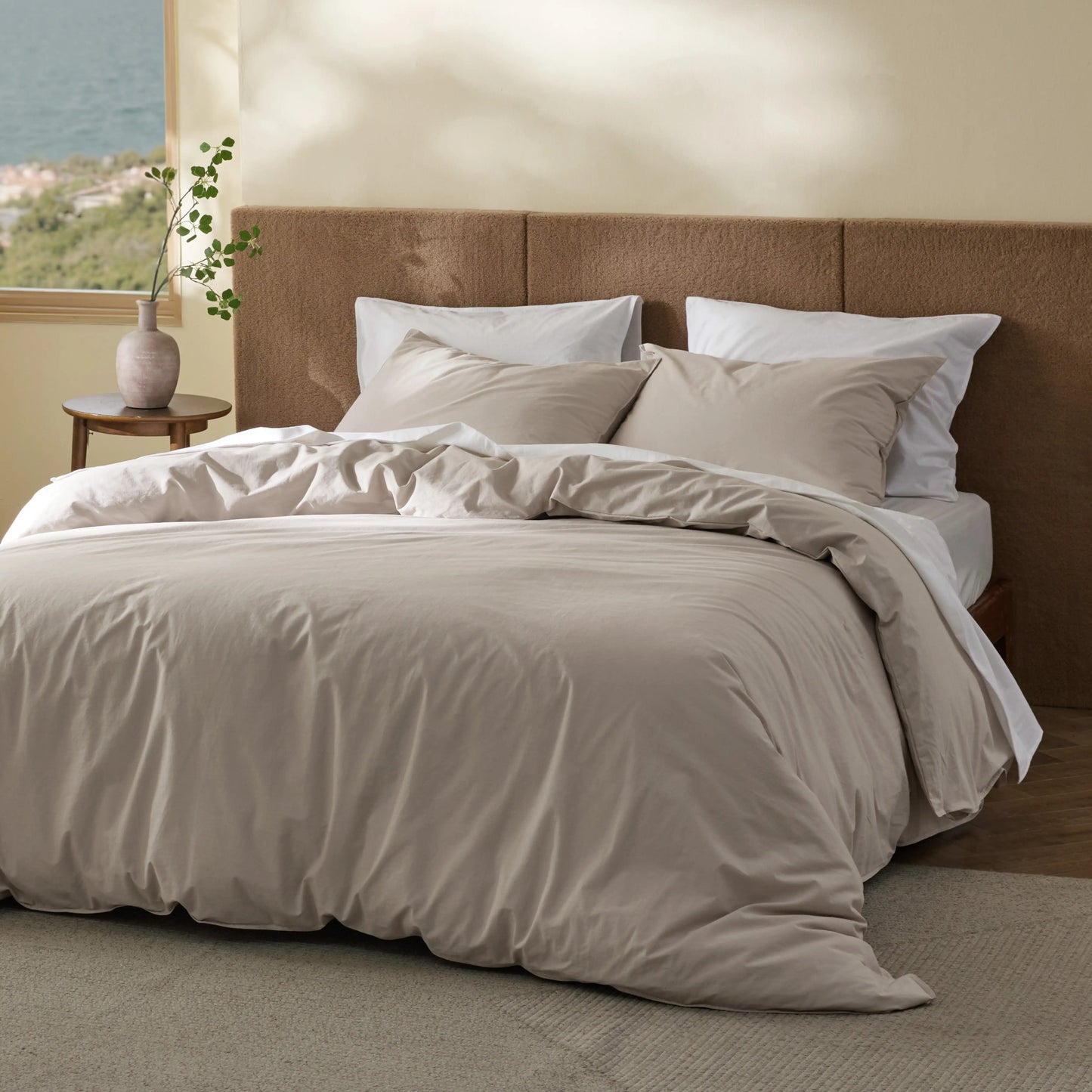 GentleSoft™  Slub Cotton Duvet Cover Set