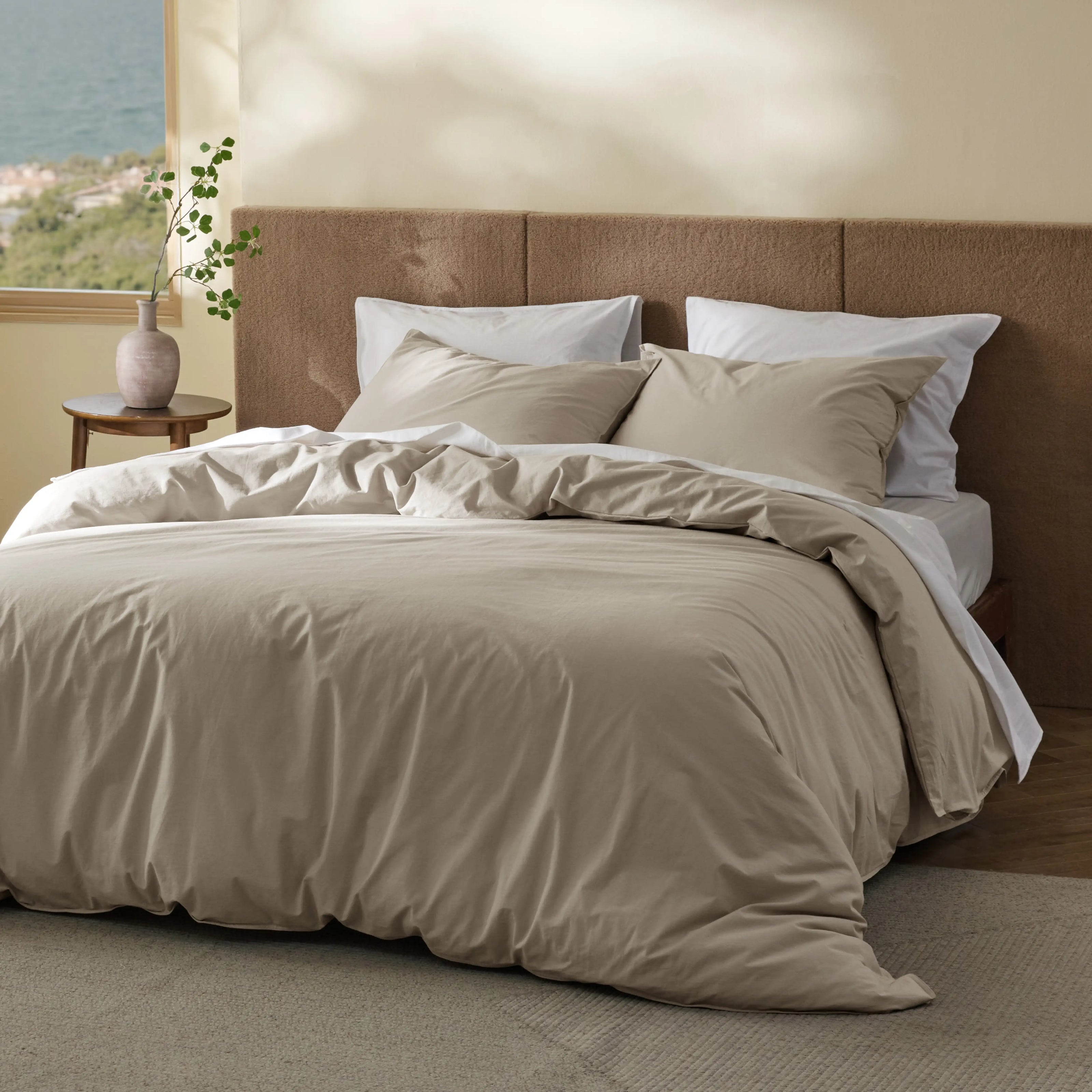 GentleSoft™  Slub Cotton Duvet Cover Set