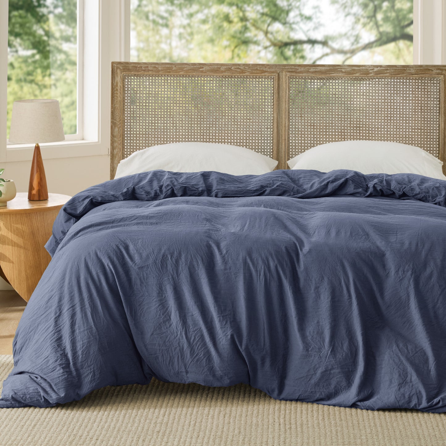 Prewashed Cotton-Like Microfiber Duvet Cover