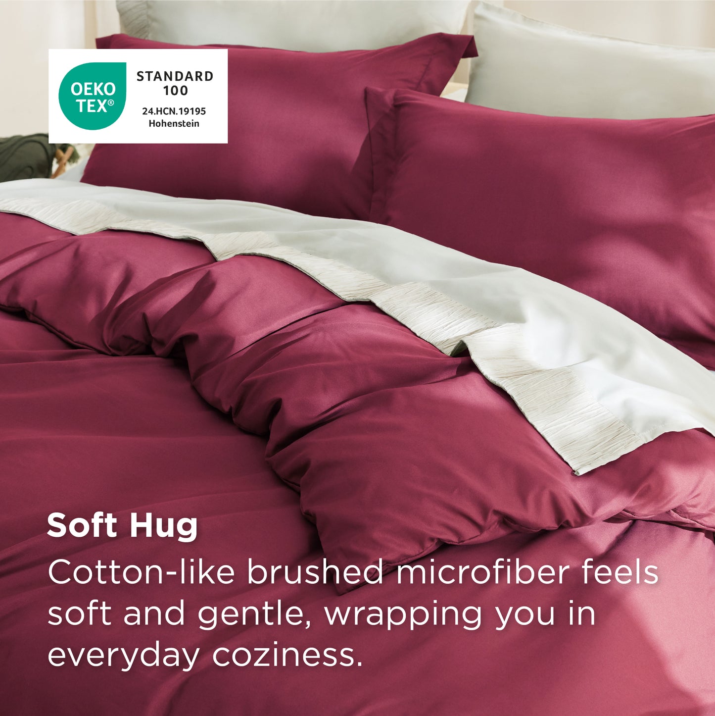 Brushed Microfiber Duvet Cover Set