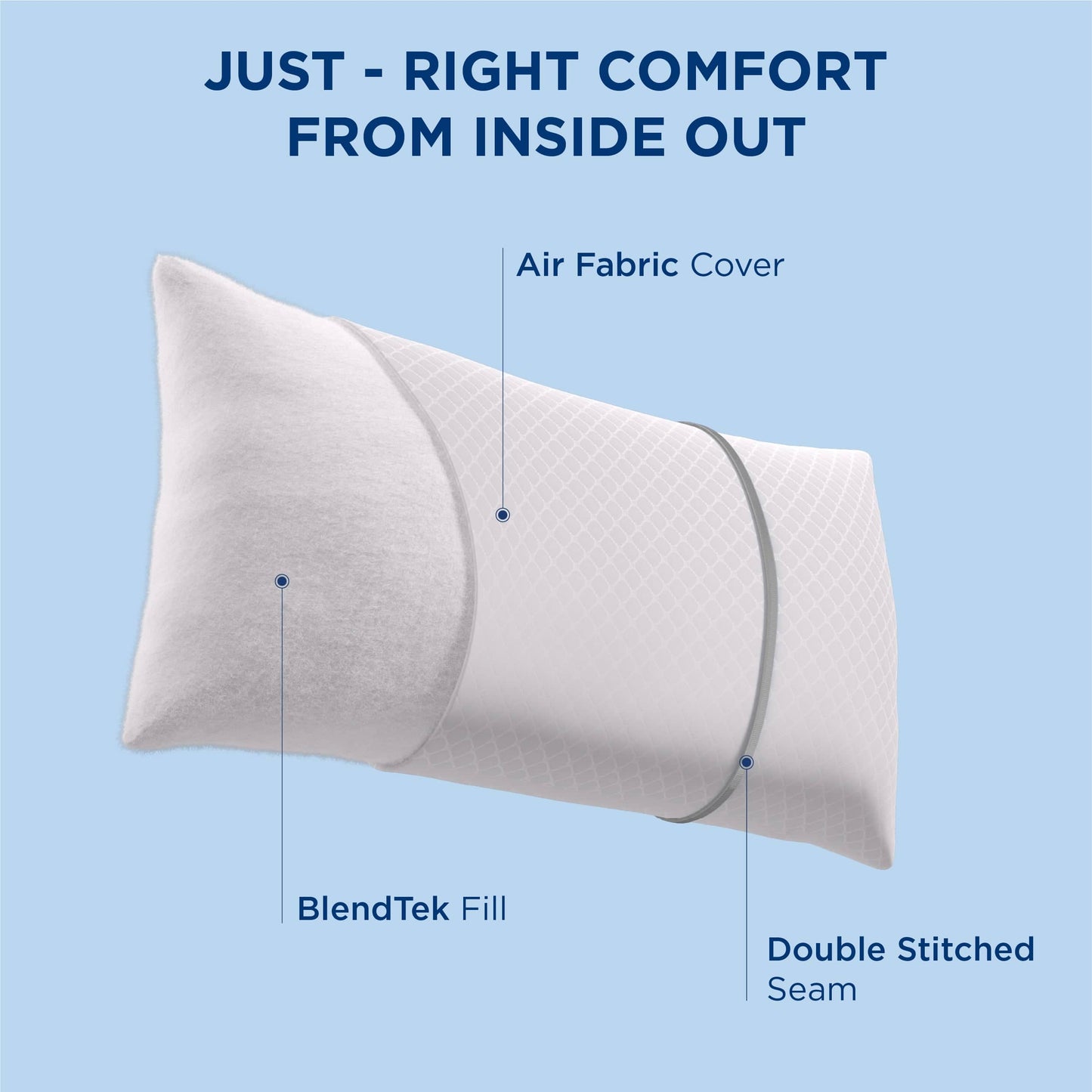 Diamond Pattern Pillows 2pk