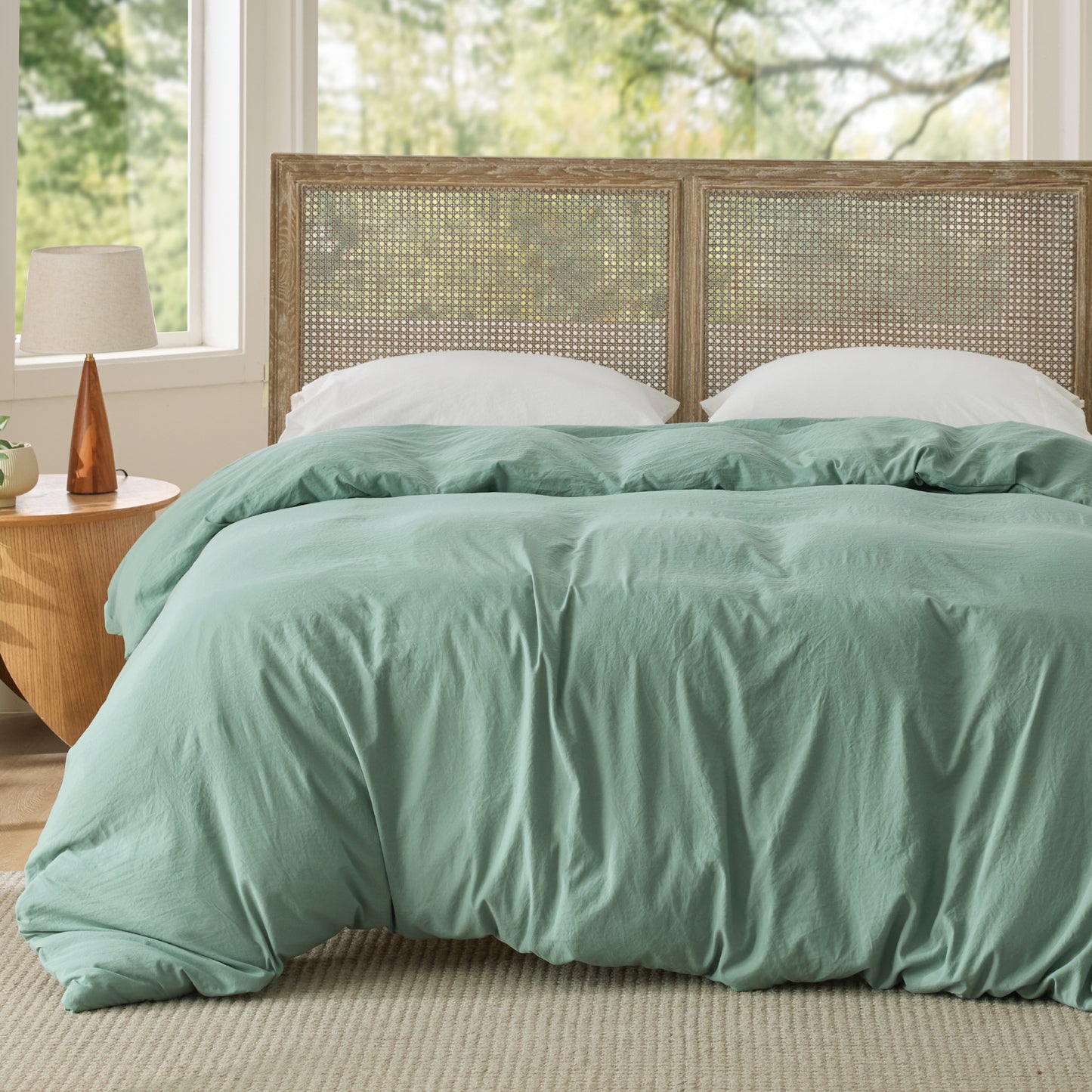 Prewashed Cotton-Like Microfiber Duvet Cover